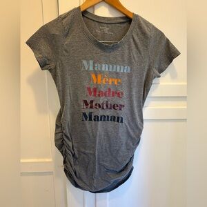 ✨Maternity✨ Motherhood | Gray Mama Top, Size XS ✨